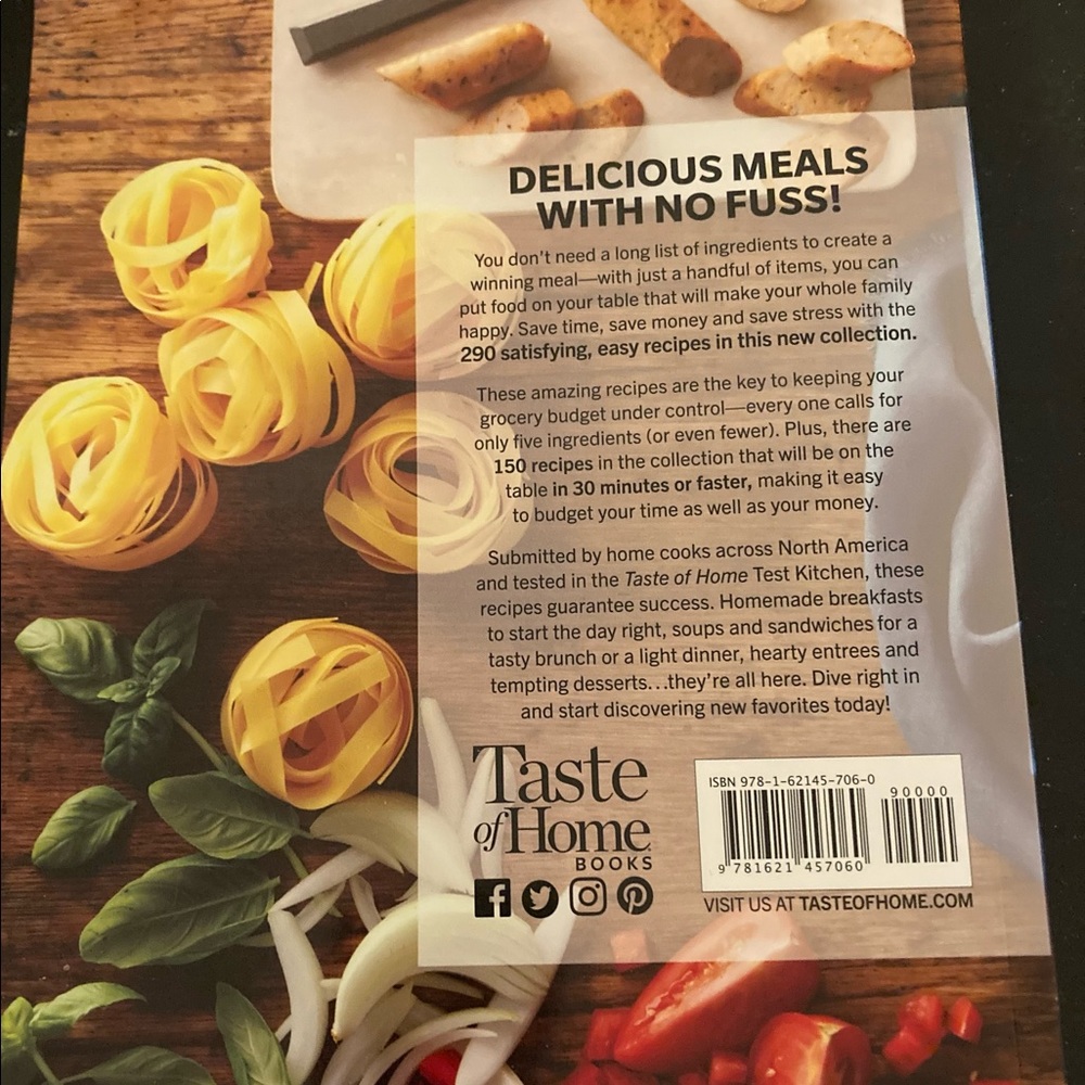 Taste of Home 5 Ingredient Recipes Cookbook - Picture 2 of 3
